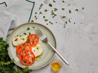 Salade de tomates mozzarella