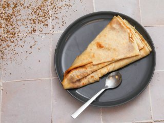 Crêpes au caramel laitier