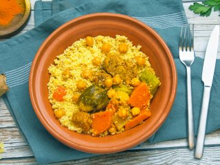 Couscous au veau