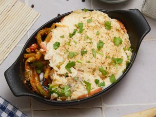 Parmentier végan aux champignons