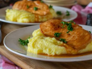 Poulet au thym mousseline au comté