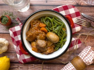 Sauté de veau aux champignons