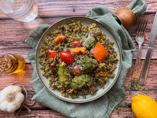 Pesto de potiron au quinoa