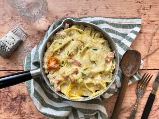 Tagliatelle alla carbonara