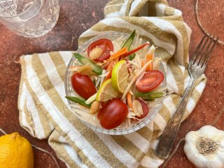 Salade de papaye verte