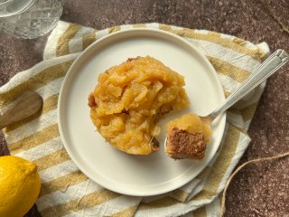 Compote de pommes aux fèves de tonka