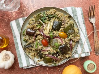 Pesto de courgettes au quinoa