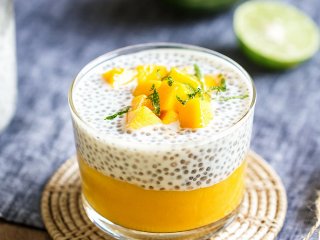 Shortcake mangue et graines de chia