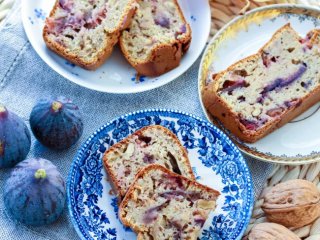 Cake aux figues et aux noix