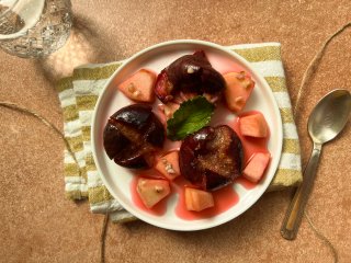 Salade de figues miel citron vert