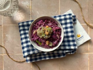 Coleslaw au thon frais et aux cacahuètes