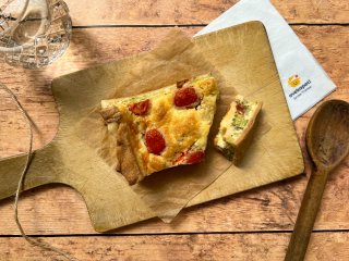 Quiche brocoli mozzarella tomate séchée
