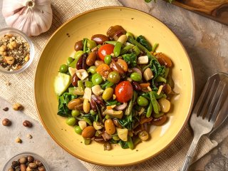 Salade de pois d'angole