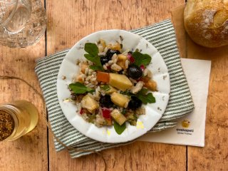 Salade d'artichaut aux tomates confites