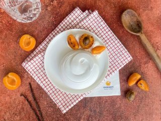 Pavlova aux abricots