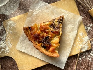 Tarte abricot et crème d'amandes