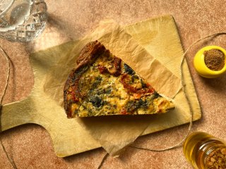 Quiche au poulet et asperges vertes