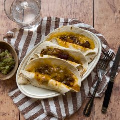 Tacos au bœuf et au guacamole