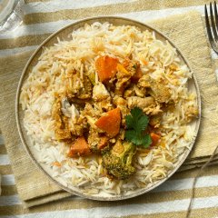 Curry de poisson blanc