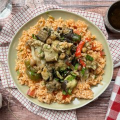 Poêlée de légumes et vinaigrette balsamique aux herbes