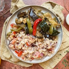 Légumes du soleil grillés à la libanaise