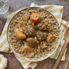 Boulettes de poisson et légumes à la sénégalaise