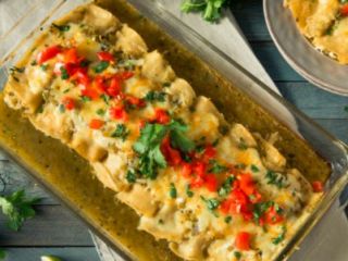 Enchiladas vertes veggies