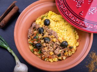 Tajine au veau et aux olives