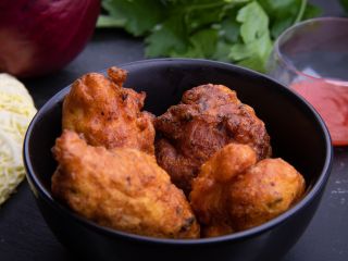 Beignets de taro au gingembre