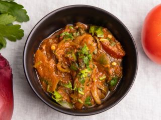 Salade de poivrons au paprika fumé