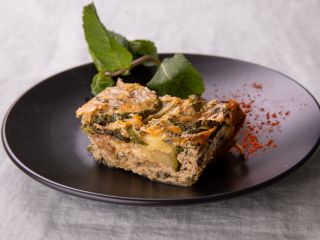 Frittatas de courgette Espelette