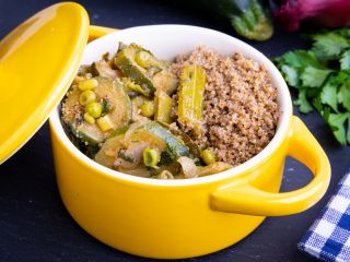 Poêlée de légumes et mil cassé