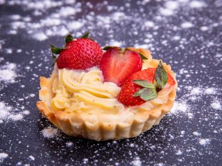 Tarte aux fraises à la cannelle