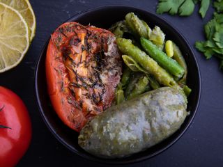 Salade créole au boudin d'épinard