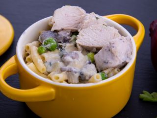 Poulet aux champignons