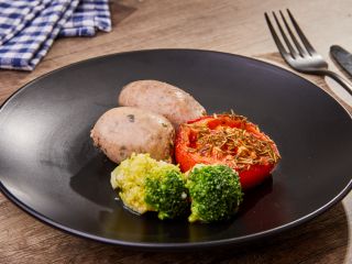 Salade créole au boudin de morue