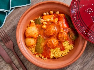 Couscous aux boulettes de bœuf