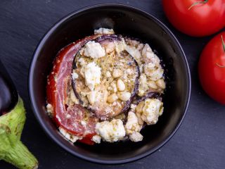 Salade d'aubergines et féta