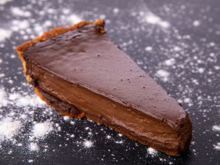 Tarte au chocolat noisettes