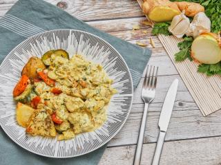 Poulet sauté à l'antillaise