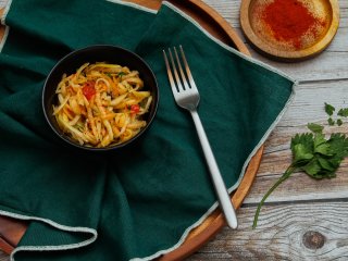 Salade indonésienne mangue papaye verte