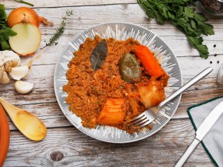 Couscous veggie à la sénégalaise
