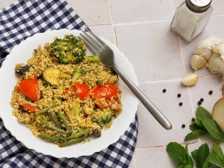 Poêlée de légumes façon taboulé