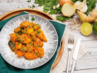 Fricassée de poulet à la créole