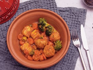 Tajine aux boulettes de poisson