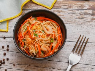 Salade de crevettes au tamarin