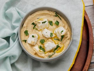 Houmous féta citron confit