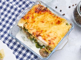 Lasagnes champignons reblochon