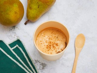 Compote de poires au caramel salé