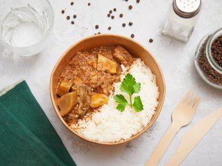 Bœuf féfé aux aubergines